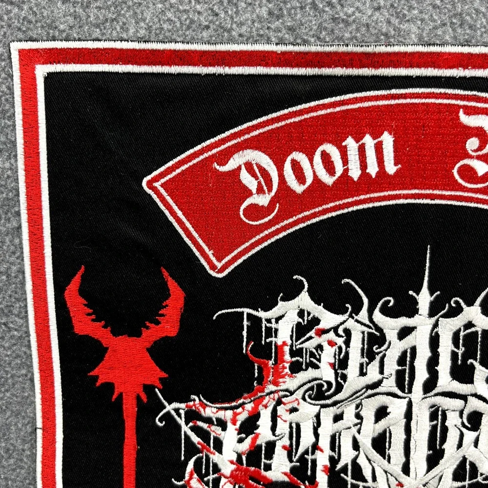 Black Paradise Patch Heavy‎ Metal Rock Band Embroidered NOT iron on 12.5